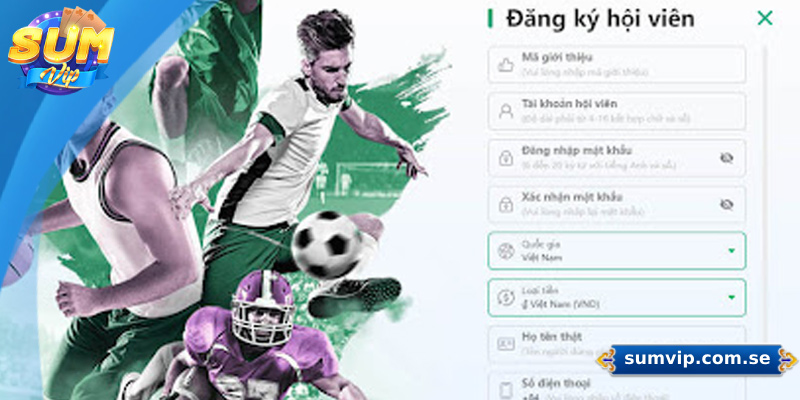SUMVIP - Link Vào Cổng Game SUMVIP Chính Thức | Đăng Ký +88K 38 Hướng dẫn đăng ký tài khoản tại Sumvip